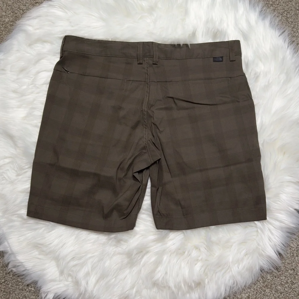 The North Face Quick Dry Plaid Shorts Brown 38